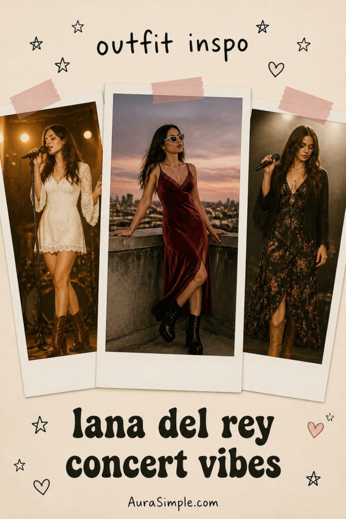 15 Easy Lana Del Rey Concert Outfit Aesthetic for Any Genre