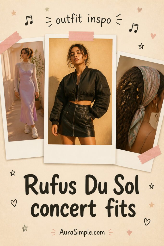 12 Best Rufus Du Sol Concert Outfit Aesthetic for Women