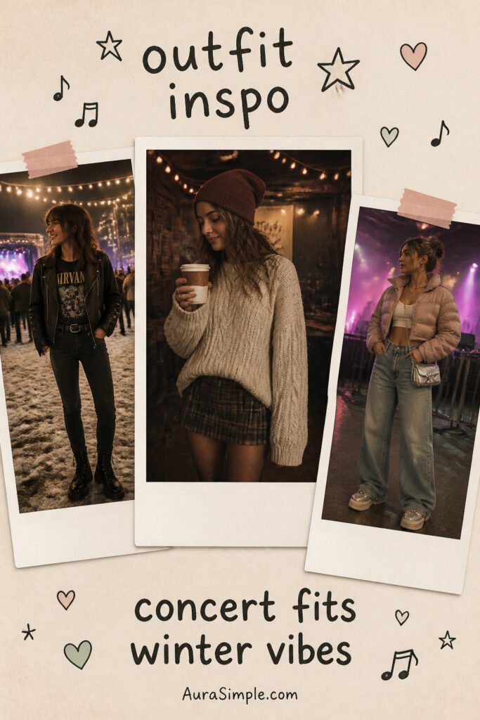 25 Fun Concert Outfit Winter Women for Any Genre