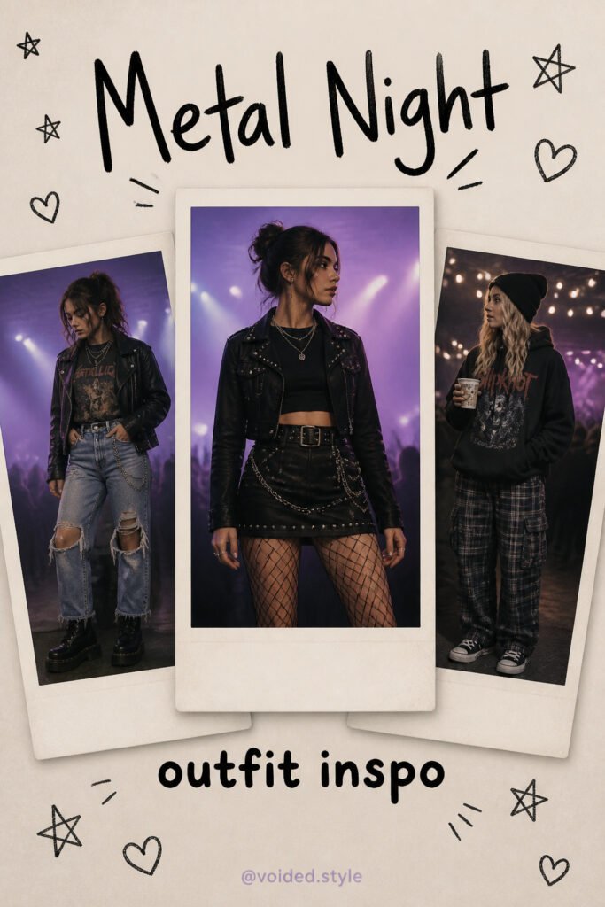 20 Best Metal Concert Outfit Aesthetic That Look Amazing