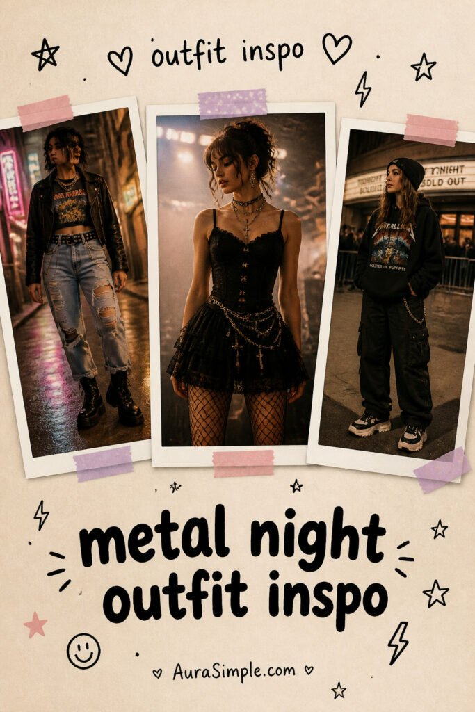 12 Fun Metal Concert Outfit Night for Any Genre