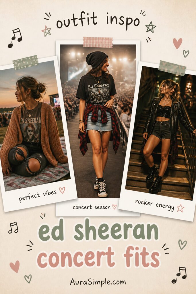 12 Fun Ed Sheeran Concert Outfit Aesthetic for Any Genre