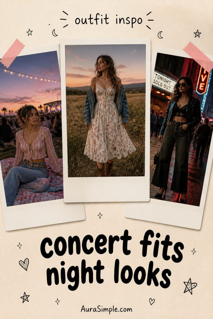 15 Top Outdoor Concert Outfit Night for Any Genre