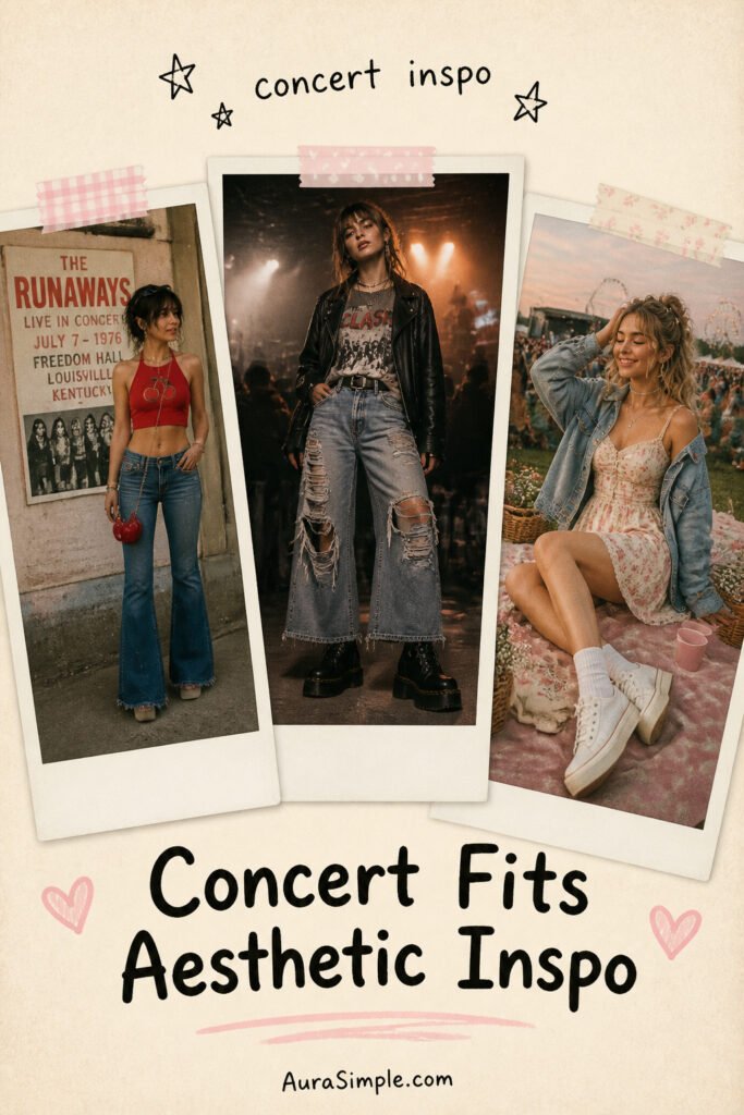 25 Easy Concert Outfit Inspo Aesthetic for Any Genre