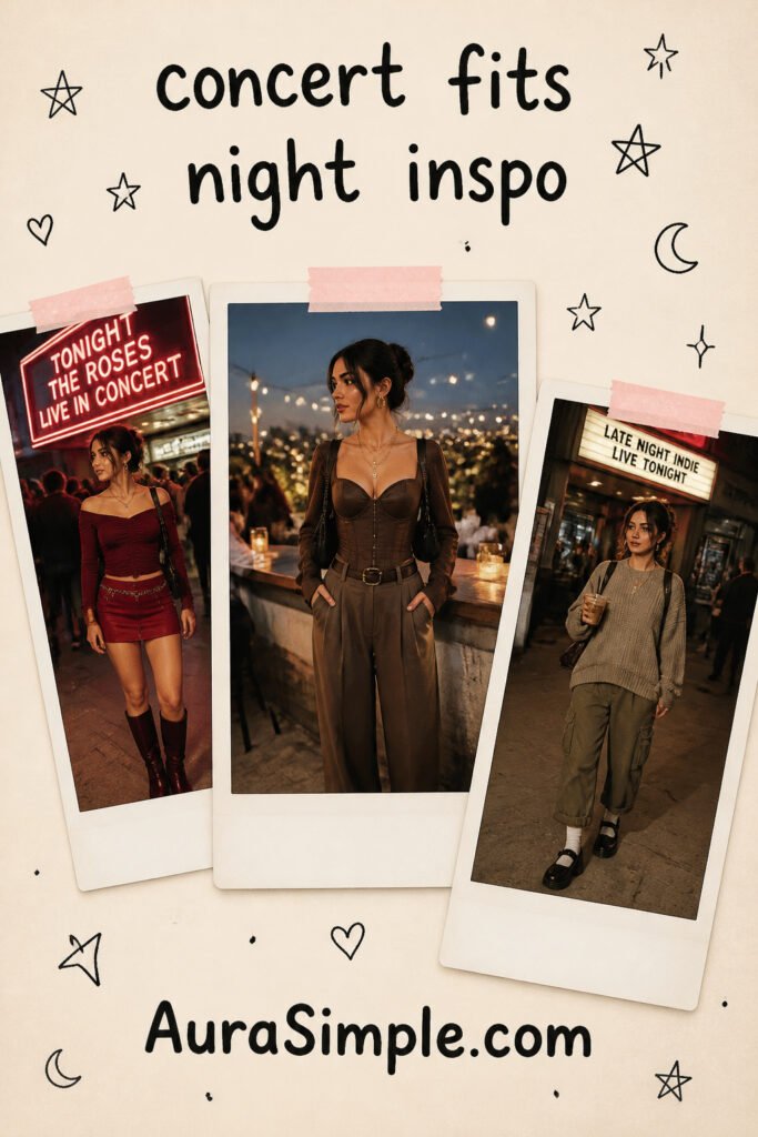 25 Cool Concert Outfit Inspo Night That Look Amazing