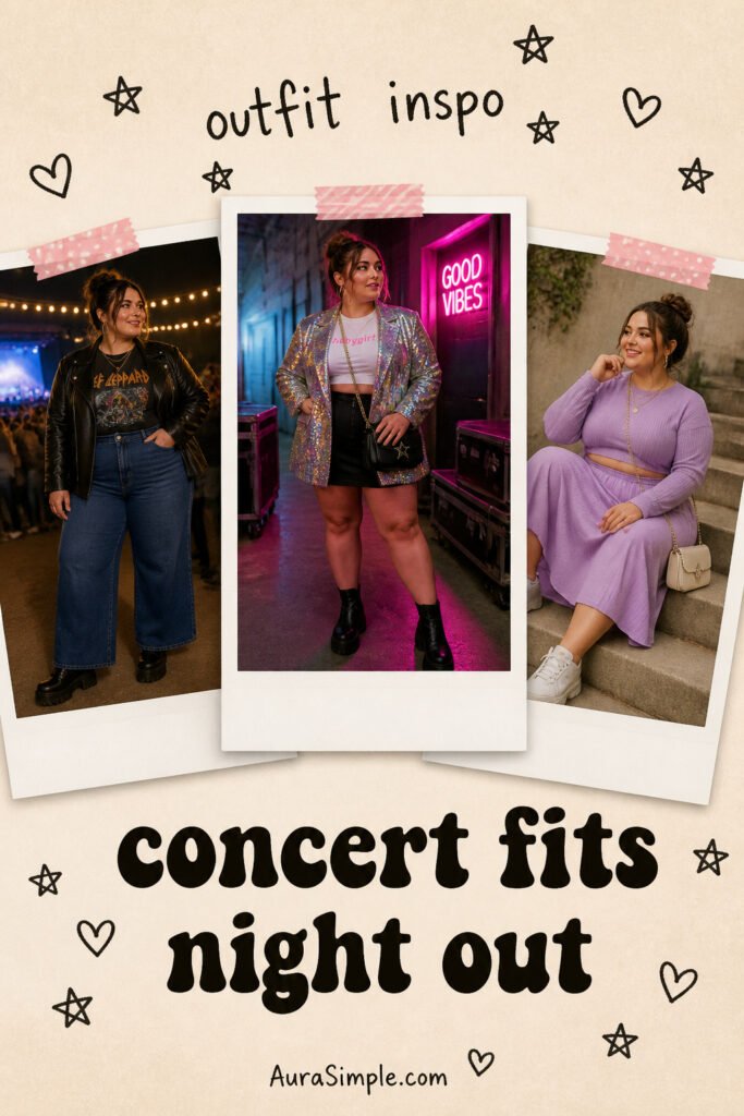 15 Cool Plus Size Concert Outfit Night You Will Love