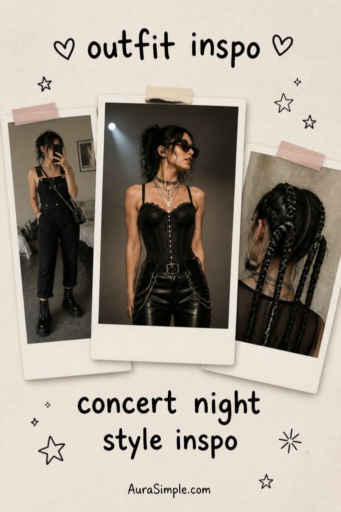 10 Best Black Concert Outfit Aesthetic for Night Out