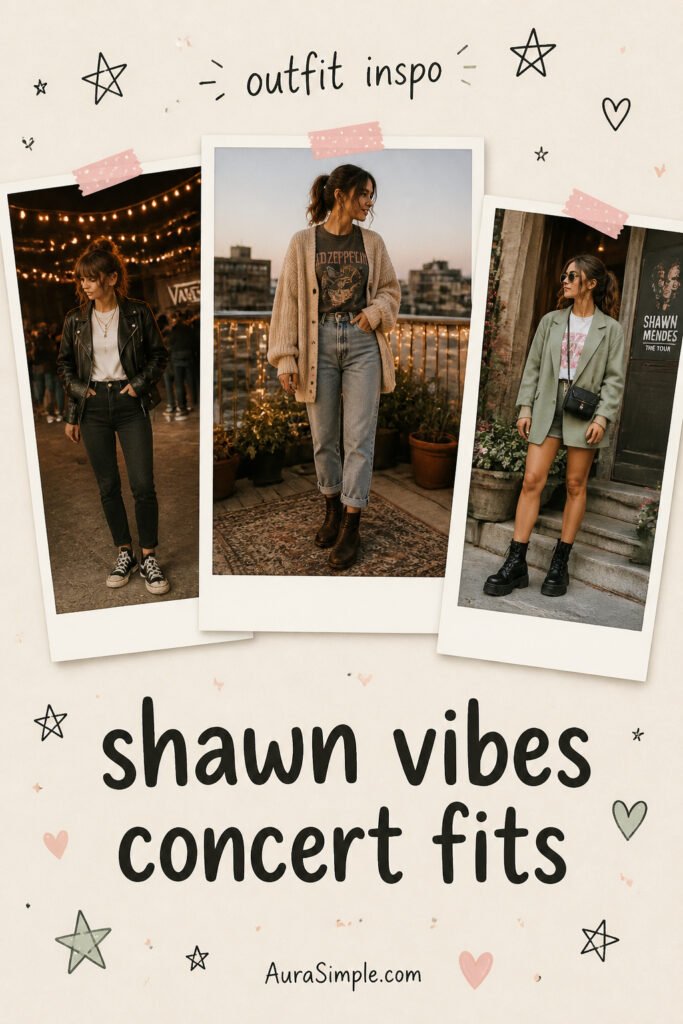 10 Fun Shawn Mendes Concert Outfit Aesthetic for Night Out