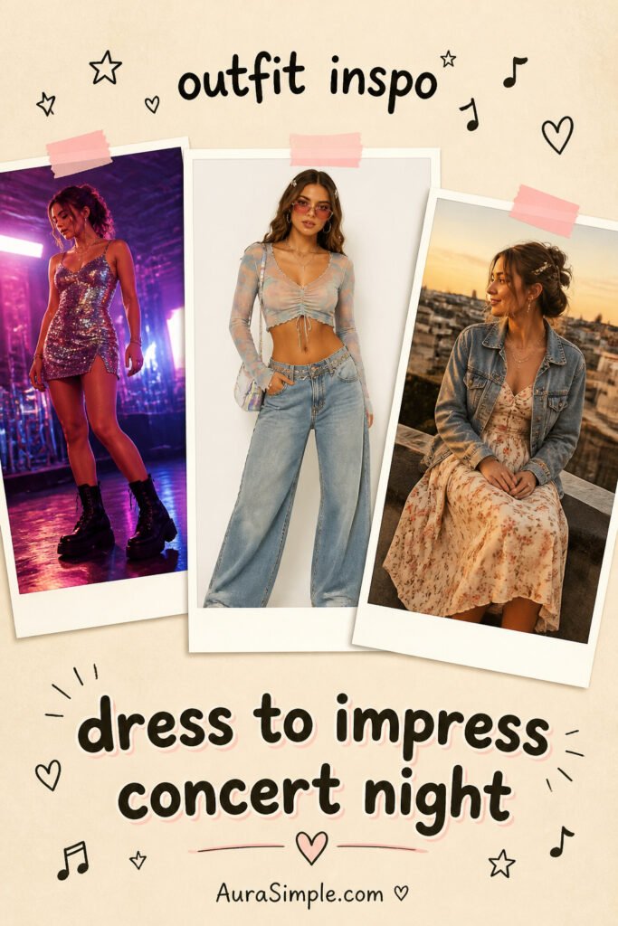 20 Top Dress To Impress Concert Outfit Night for Women