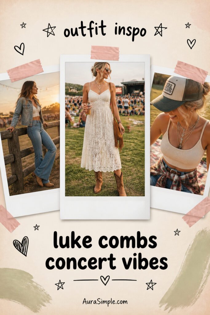 20 Cool Luke Combs Concert Outfit Aesthetic to Wear