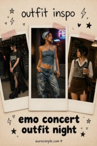 20 Easy Emo Concert Outfit Night for Any Genre