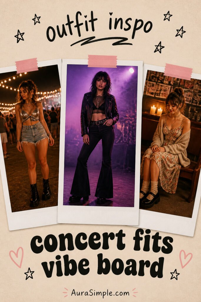 25 Best Concert Aesthetic Outfit Women That Look Amazing