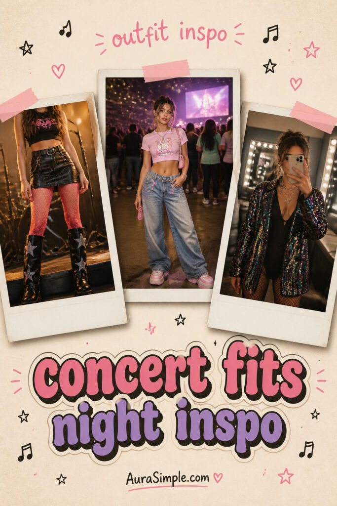 20 Easy Pop Concert Outfit Night That Look Amazing