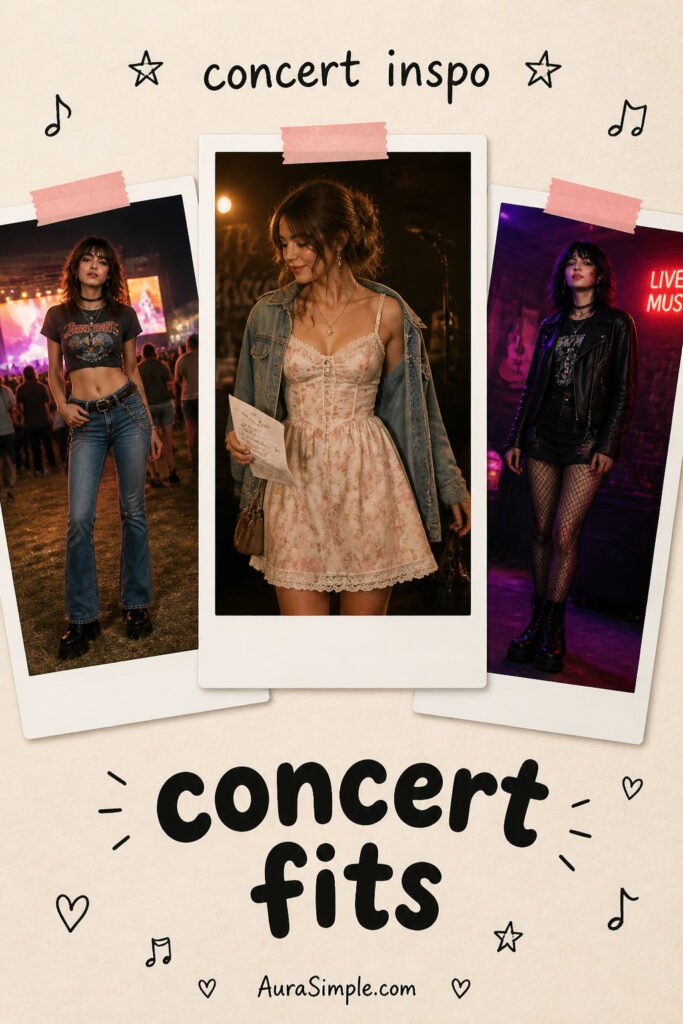 25 Fun Concert Outfit Aesthetic for Any Genre