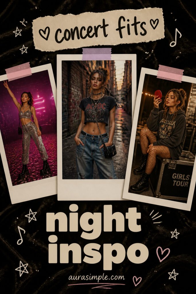 15 Easy Concert Outfit Night You Will Love