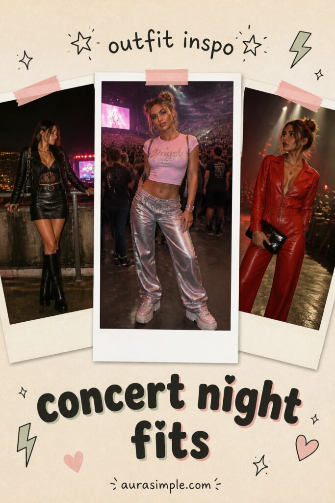 15 Cool Concert Outfit Ideas Night to Wear