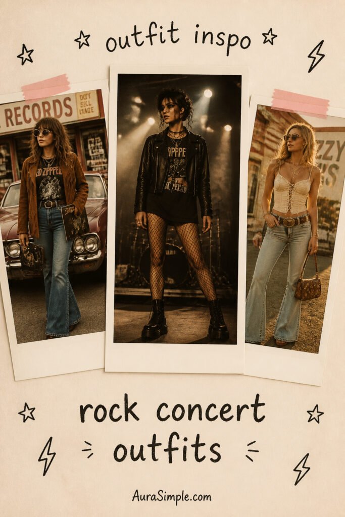 25 Best Rock Concert Outfit Women to Wear
