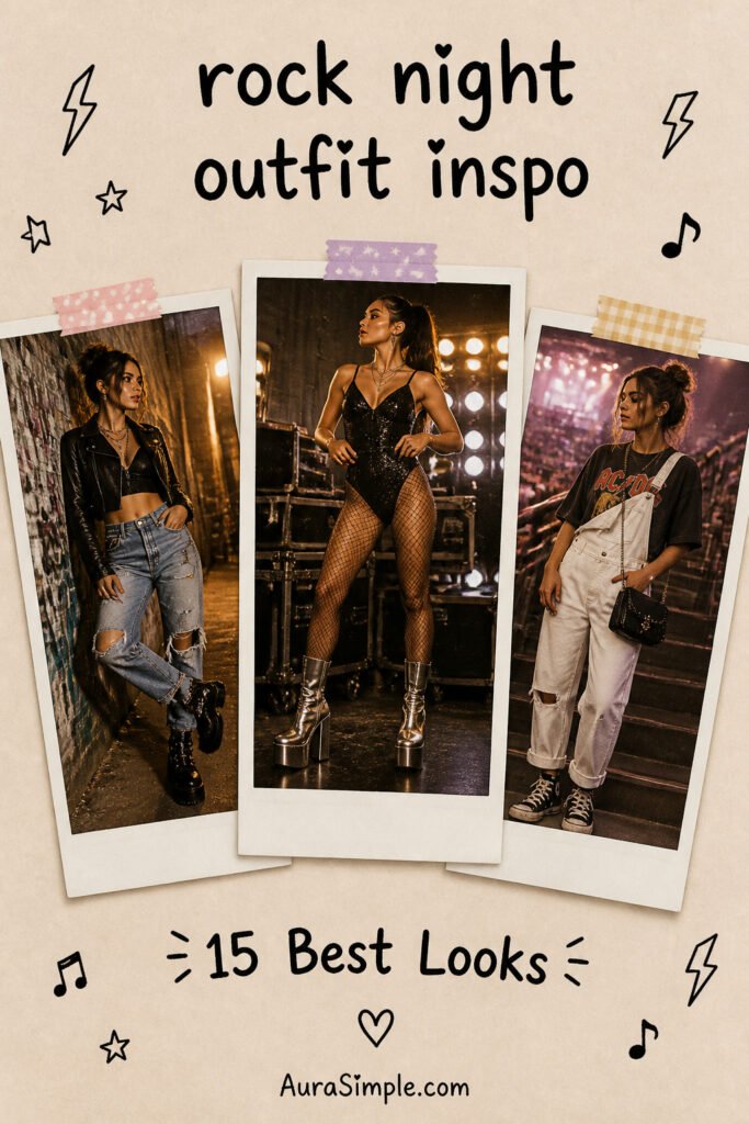 15 Best Rock Concert Outfit Night for Night Out